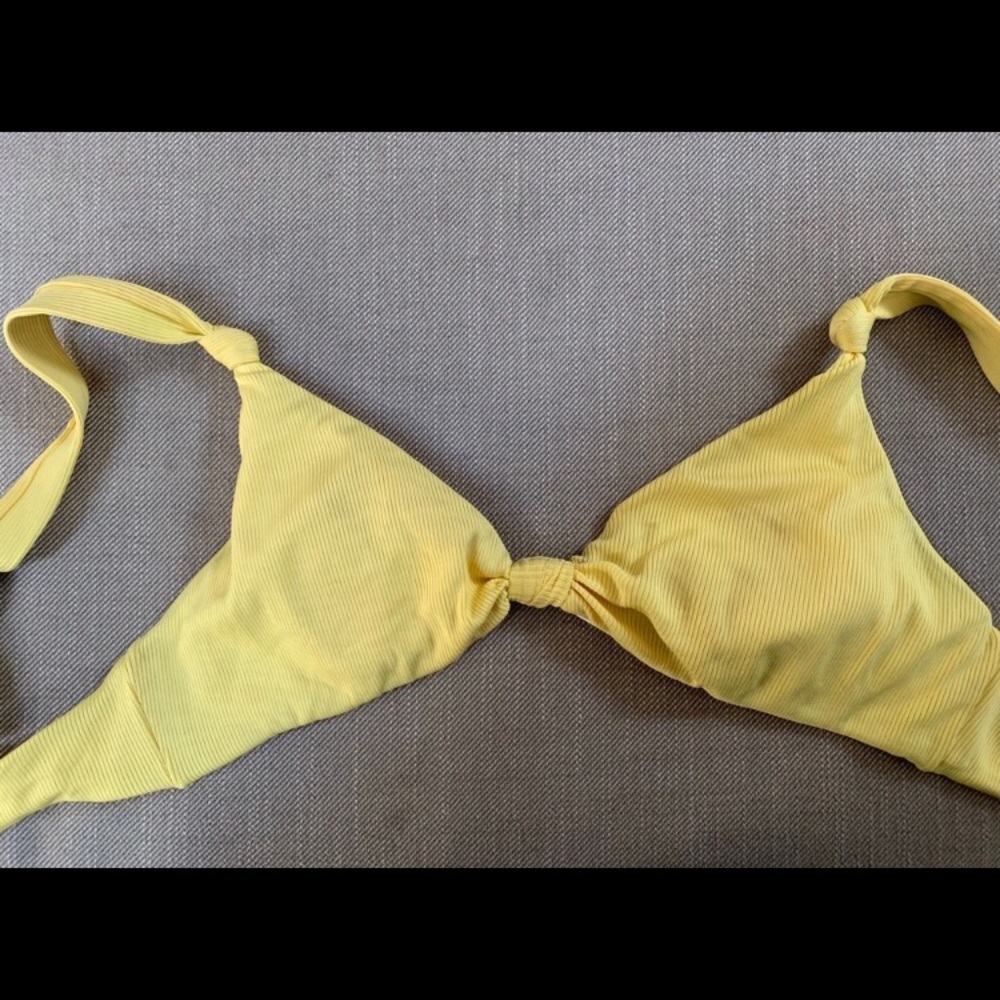 Yellow Pacsun Swim Top
